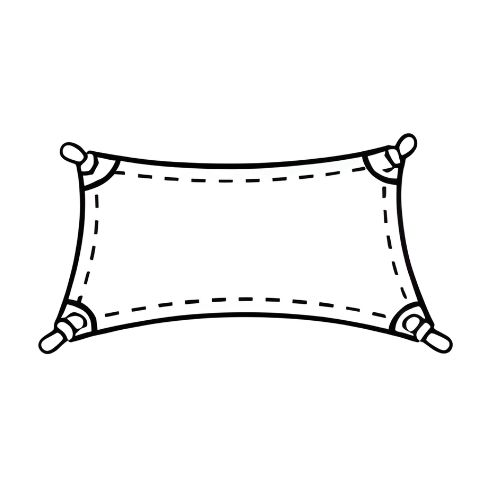 Voile d'ombrage Trapèze