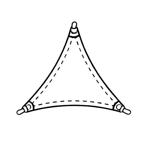 Voile d'ombrage Triangle