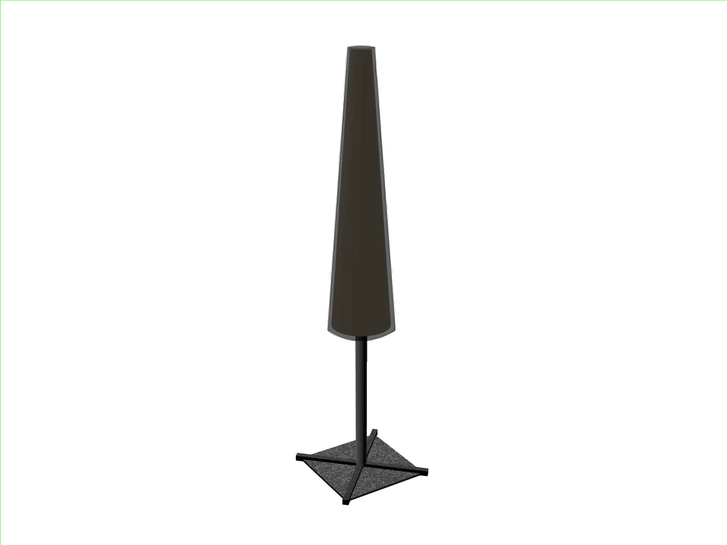 Parasol de jardin en  