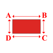 Bâche plate rectangle en Membrane PVC 670gr/m² Rouge RAL 3002 - 5x2.5m