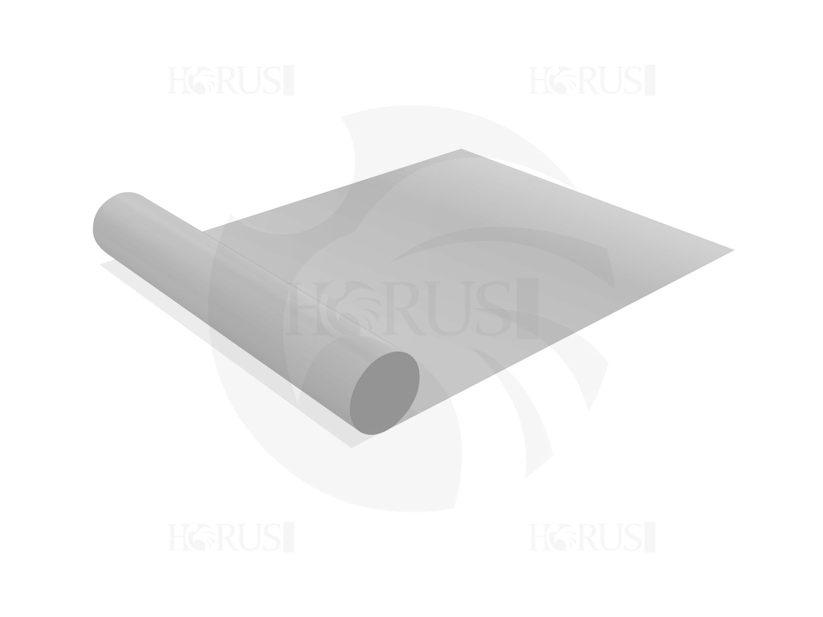 Toile à la coupe - 3m X 2.7m - Membrane PVC 670gr/m² Blanc RAL 9016