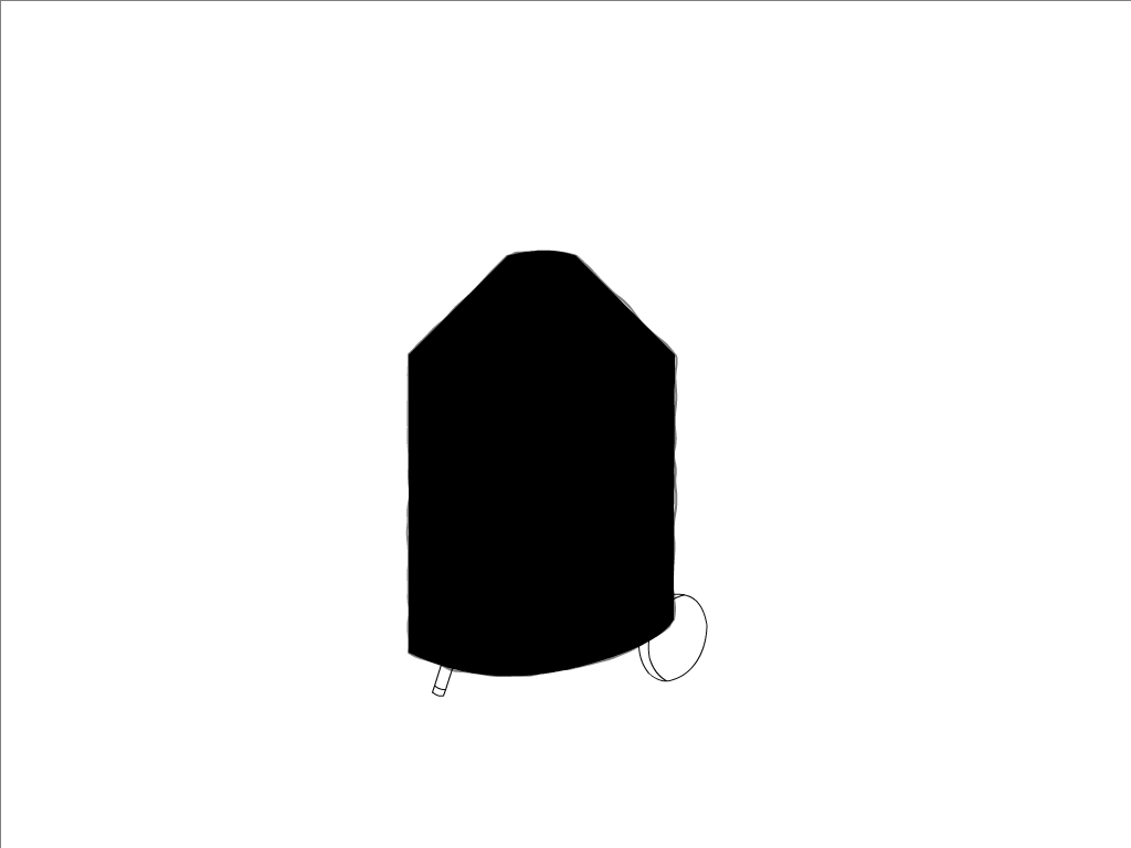 Housse de barbecue Barbecook Barbecue à charbon ARENA en Membrane PVC 670gr/m² Noir RAL 9005
