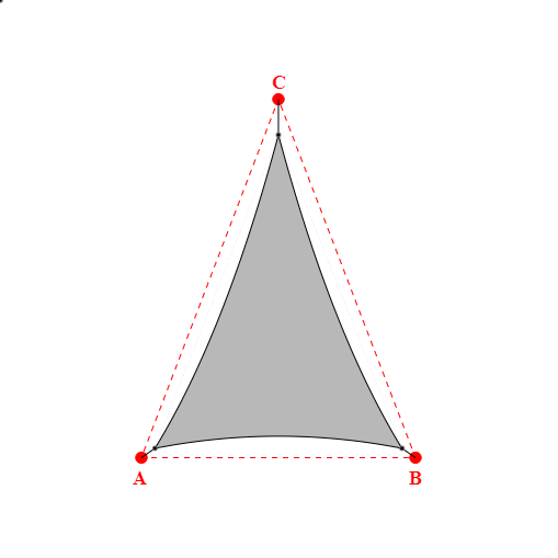 Voile d'ombrage triangle en Soltis Horizon 86 Alu/Blanc 86-2051 - 4,50x6,14x6,14m