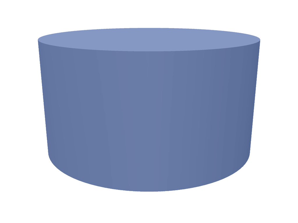 Housse Ronde en Membrane PVC 670gr/m² Bleu foncé RAL 5002