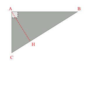 Bâche plate triangle en Membrane PVC 670gr/m² Gris clair RAL 7038 - 4.00x4.72x2.50m