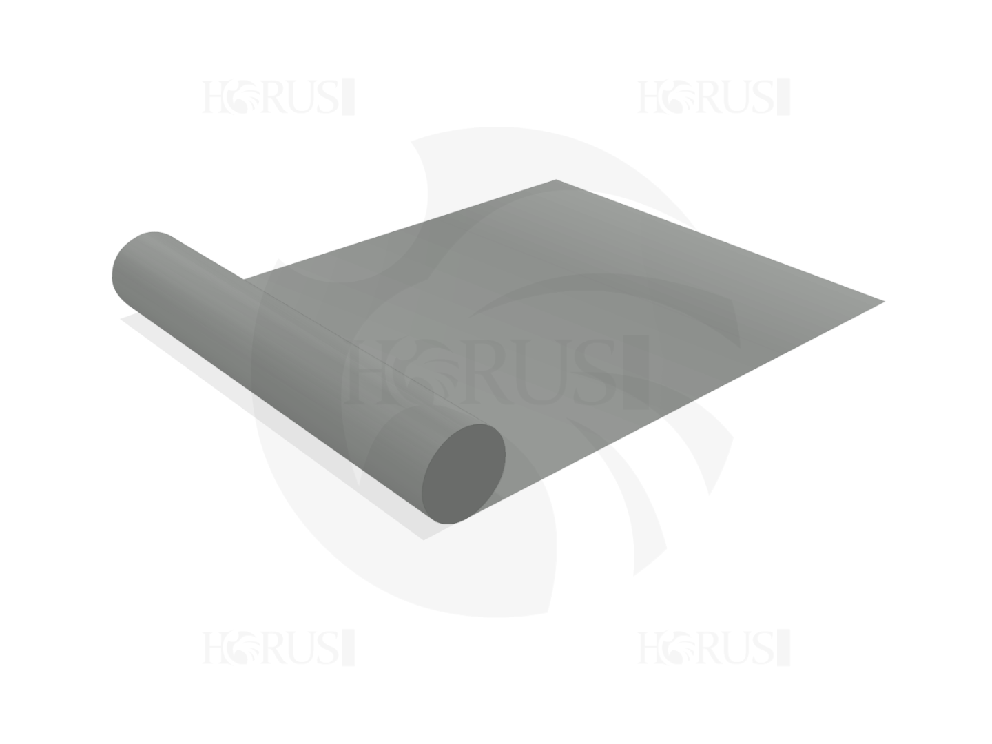 Bâche à la coupe - 4m X 2.7m - Membrane PVC 670gr/m² - Etanche Gris clair RAL 7038