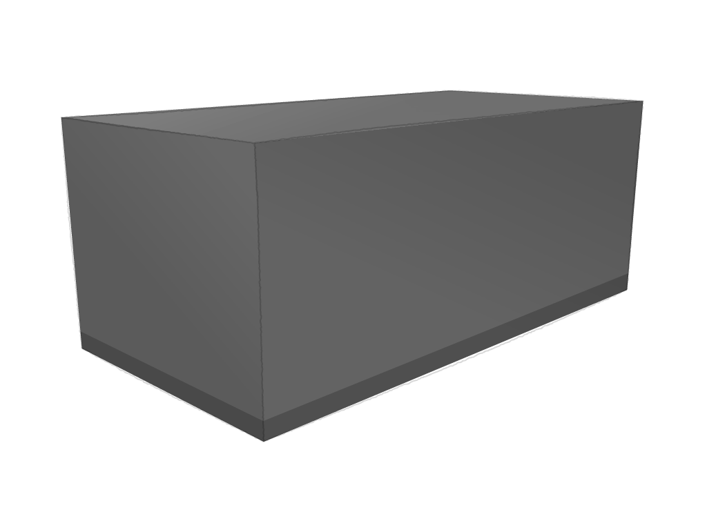 Housse Rectangle en Membrane PVC 670gr/m² - Etanche Noir RAL 9005