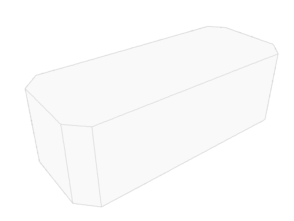 Table de jardin octogonale en MaxiProtect 900 : Protection & grammage renforcé Gris agate RAL 7038