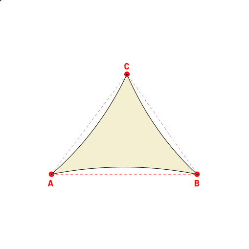 Voile d'ombrage triangle en AustralMesh - Toile d'ombrage ajourée Naturel (759 AustralMesh) - 5,95x4,99x5,12m