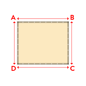 Bâche Rectangle en Protect 670 : La référence en matière de protection étanche Beige ral 1015 - 1.80x1.50m