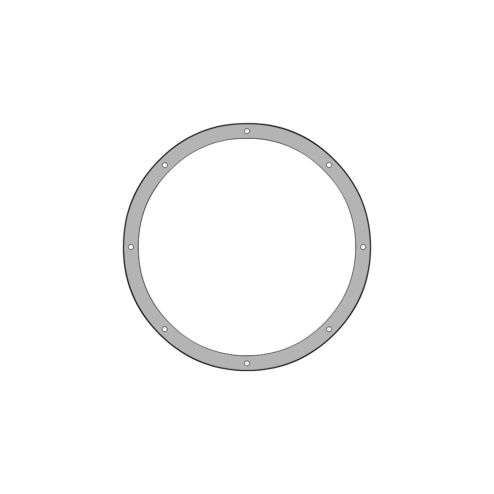 Bâche plate ronde en Protect 670 : La référence en matière de protection étanche Blanc RAL 9016 d'une diamètre de 1.5m