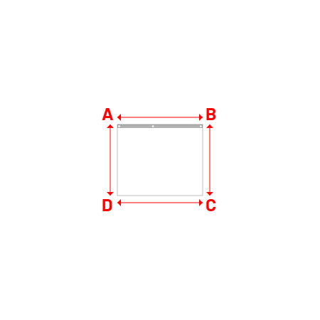 Bâche Rectangle en Protect Antistatique Blanc 799 - 1.20x1.00m