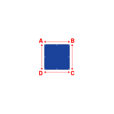 Ombrière Fibre coco en Protect 670 : La référence en matière de protection étanche Bleu foncé RAL 5002 - 1.00x1.00m