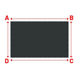 Bâche Rectangle en Protect 670 : La référence en matière de protection étanche Gris anthracite RAL 7016 - 4.90x3.05m