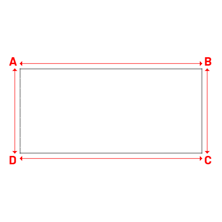 Bâche Rectangle en Protect 670 : La référence en matière de protection étanche Blanc RAL 9016 - 8.30x3.87m