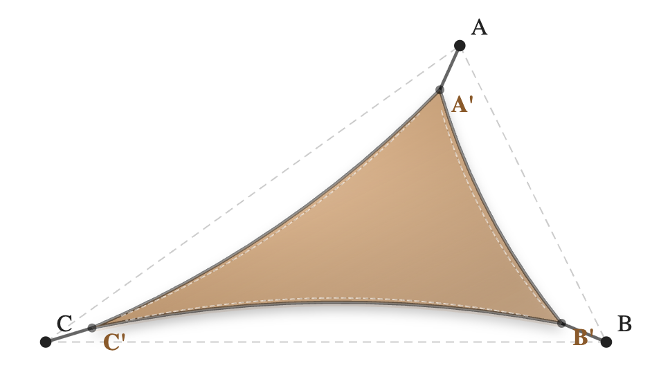 Voile d'ombrage - Forme Triangle - Hydris 0835 Lin